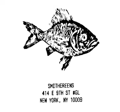 The receipt from Smithereens