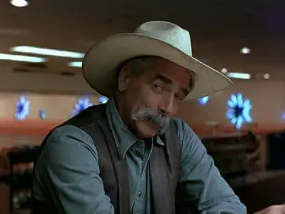 “The Stranger” from The Big Lebowski glances into the camera
